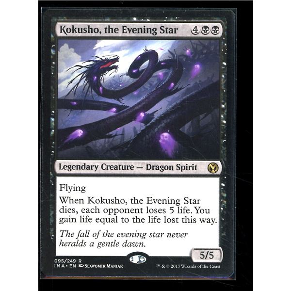 Magic the Gathering Kokusho, the Evening Star Iconic Masters