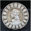 Image 1 : Maya Azrec Calendar Plaque 3D 9" Diameter Hand Made In Mexico