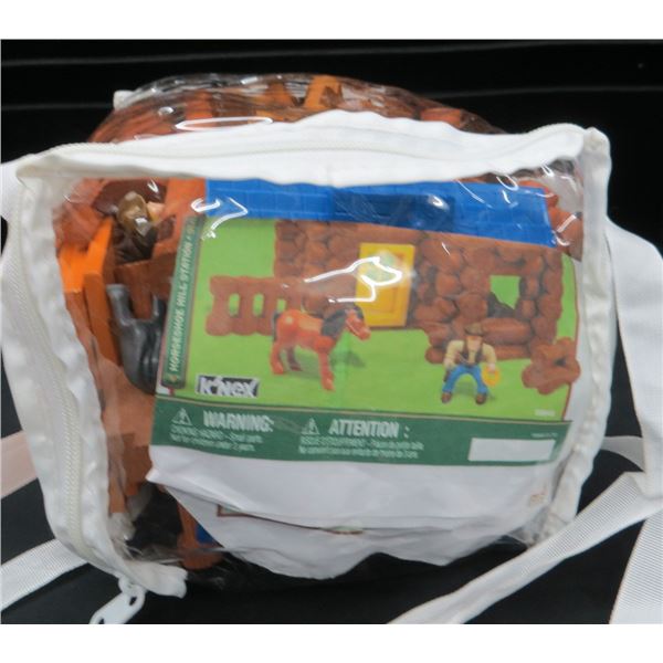 Knex The Original Lincoln Logs Real Wood Logs Cabin Set