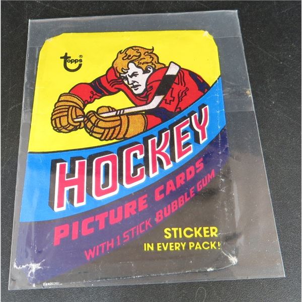 1978-1979 Topps Hockey Wax Pack Wrapper
