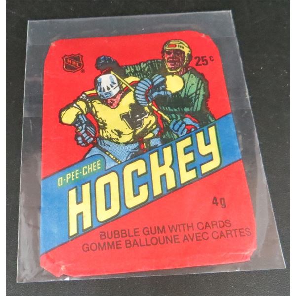 1981-1982 O-Pee-Chee Hockey Wax Pack Wrapper