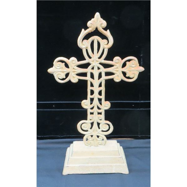 Cast Iron Cross 19" Tall