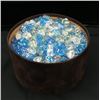 Image 1 : Container Full Of Acrylic Ice Rocks 9.5" Diameter & 5" Tall For Vases & Crafting