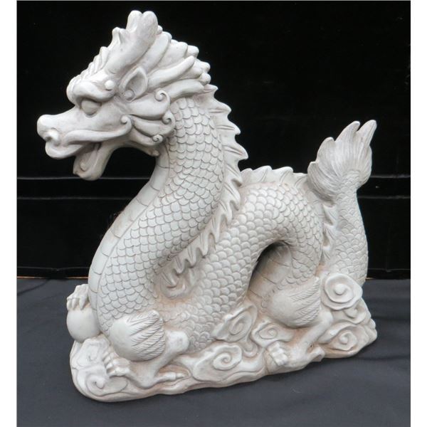 Dragon Lawn/Garden Statue Ornament 15" Long x 15" Tall