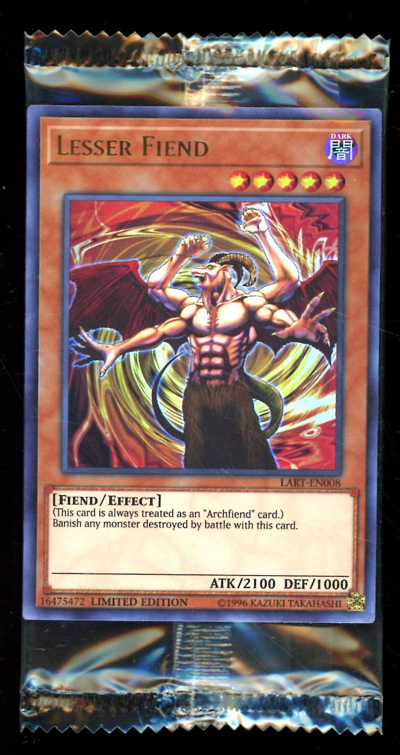 Yu-Gi-Oh Lesser Fiend Ultra Rare LART-EN008 Factory Sealed