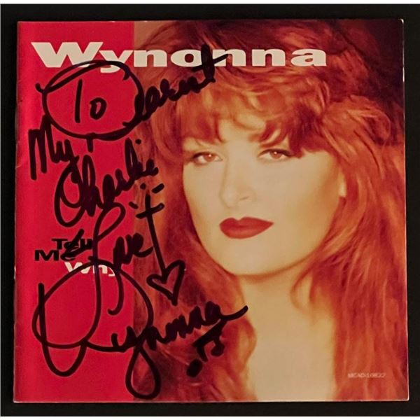 Wynonna Judd Signed Why CD Booklet
