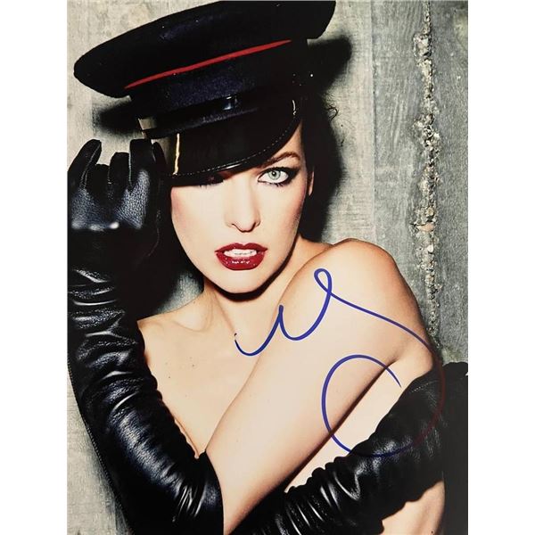Milla Jovovich signed photo