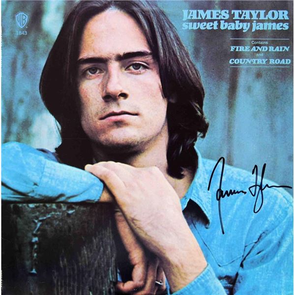 James Taylor signed Sweet Baby James album