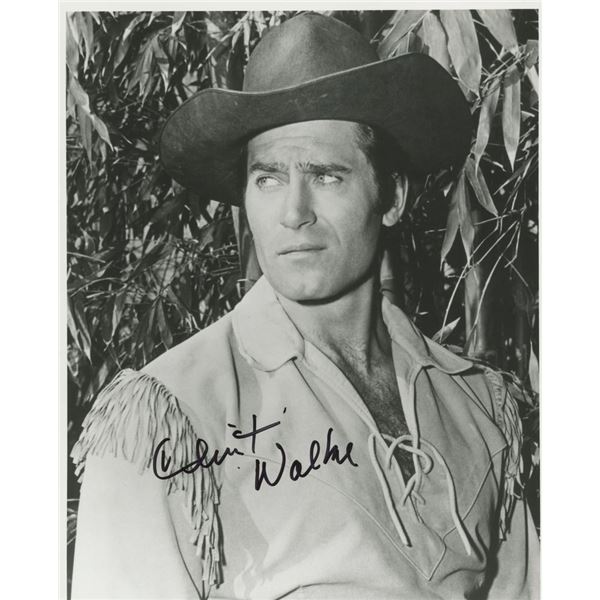 Clint Walker signed photo