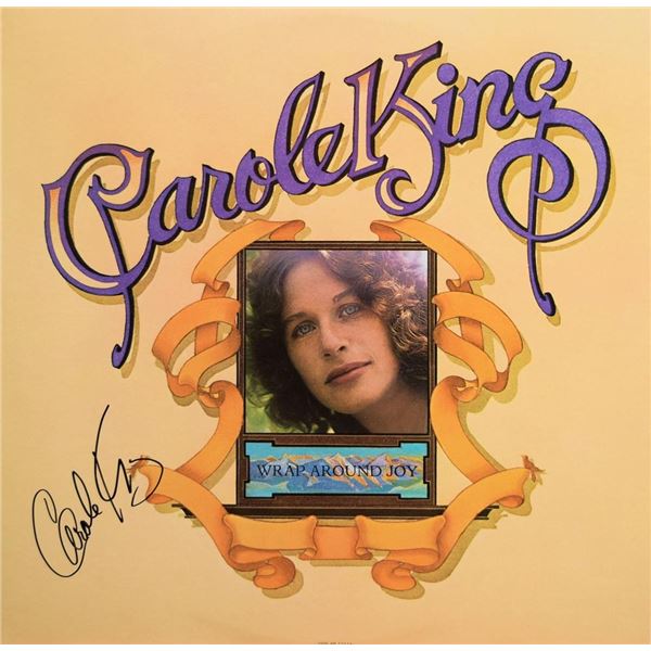 Carole King signed Wrap Around Joy album