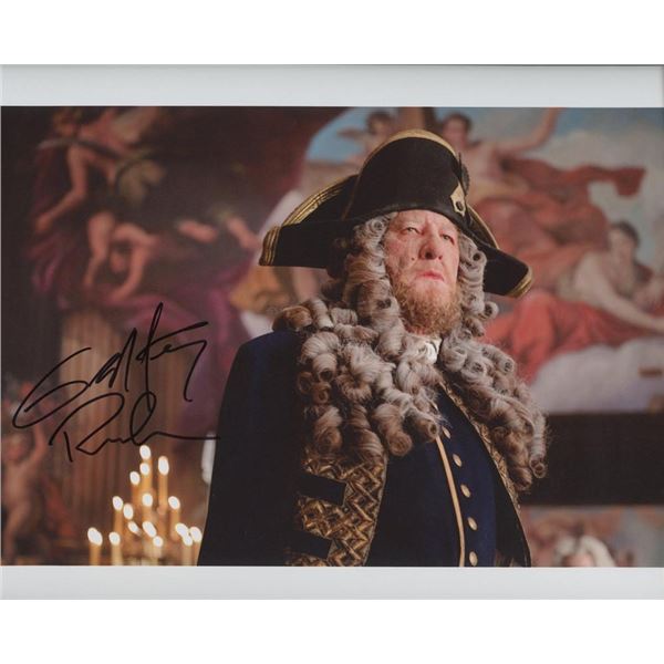 Pirates Of The Carribean Geoffrey Rush signed photo