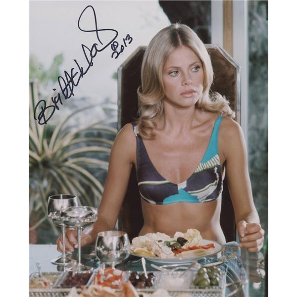 Bond Girl Britt Ekland signed photo