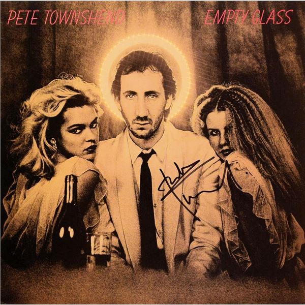 Pete Townshend signed Empty Glass album