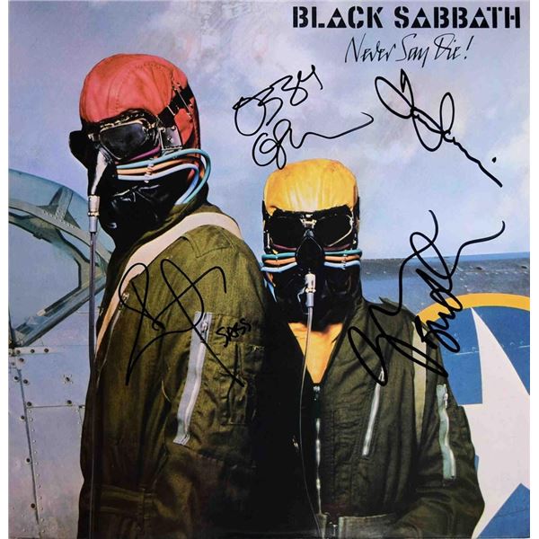 Black Sabbath signed Never Say Die! album