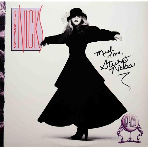 Fleetwood Mac's Stevie Nicks signed Rock A Little album