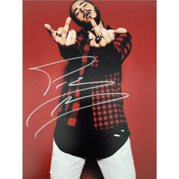 Post Malone signed photo