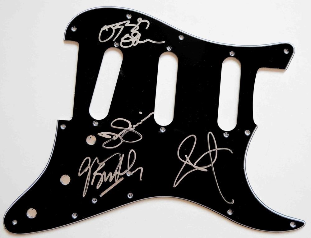 Black Sabbath signed pickguard