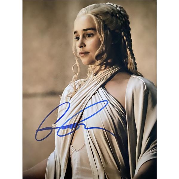 Game Of Thrones Emilia Clarke Signed Photo