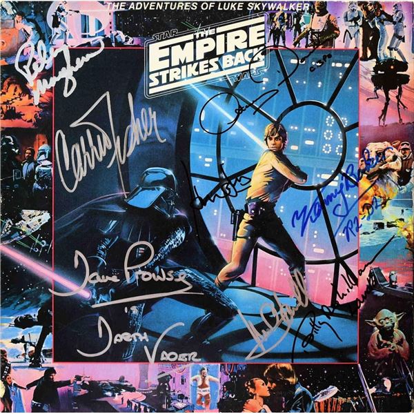 Star Wars The Empire Strikes Back signed soundtrack album