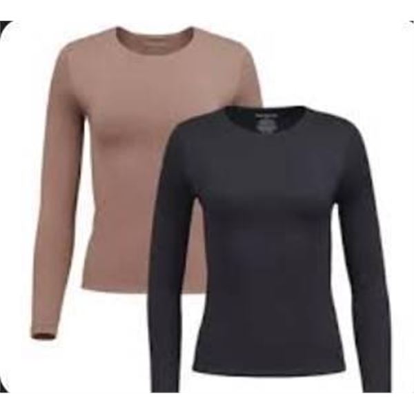 Frank And Oak Women’s Smoothknit Contour Long Sleeve Tee, S/P