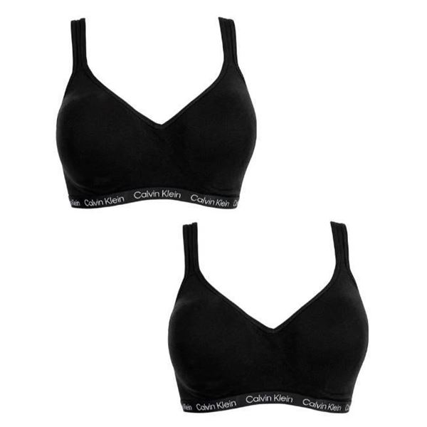 Calvin Klein 2-Pack Cotton Modal Bralette XL