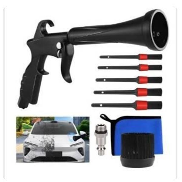 Tornador-Type Air Blower Detailing Cleaning Tool with Brush Set