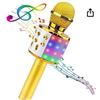 Image 1 : BlueFire Hand Held KTV Wireless Microphone CT007 (Yellow)