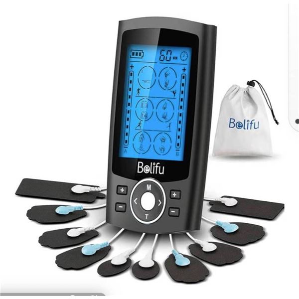 Dual Channel TENS Unit with Fastening Cable Ties