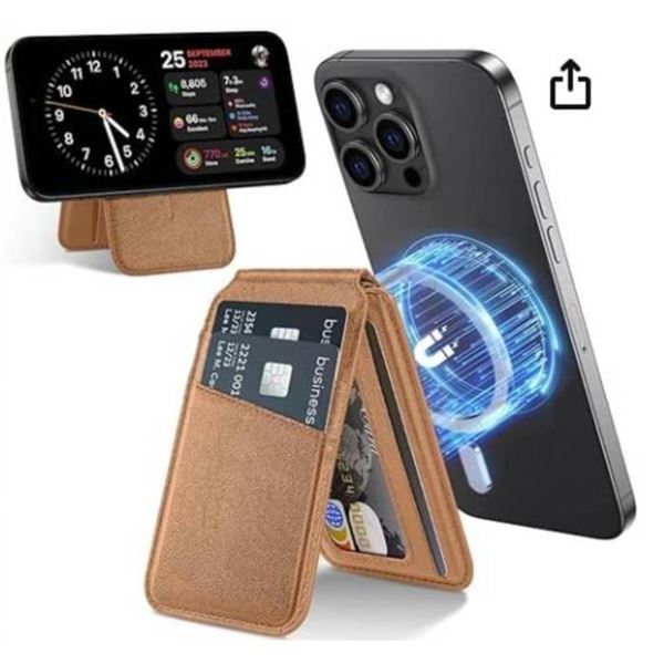 TITESZEN Magnetic Wallet for MagSafe, Brown