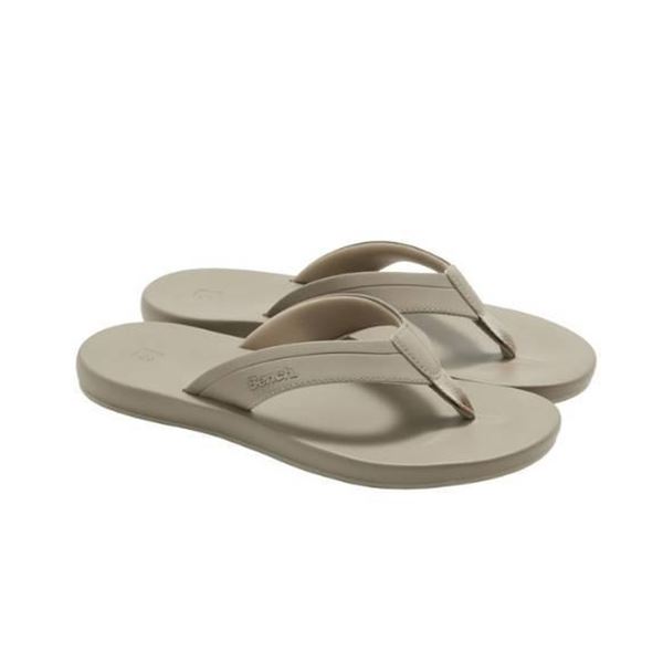 Bench Branded Beige Flip-Flops in Size 8