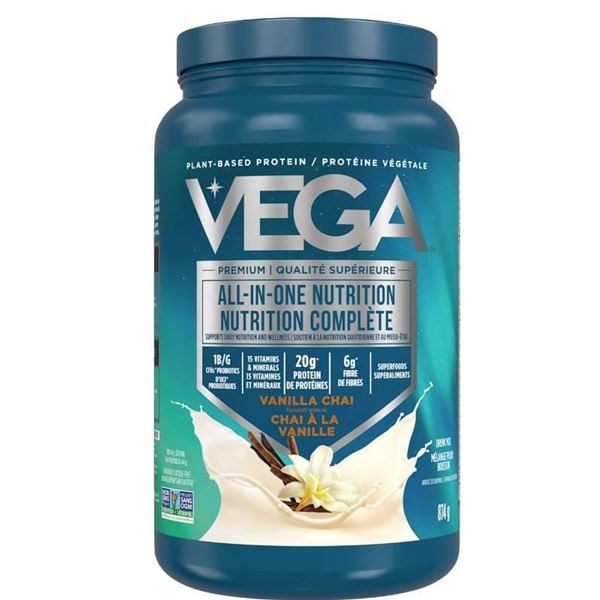 Vega All-In-One Nutrition Complete, French Vanilla, 827 g