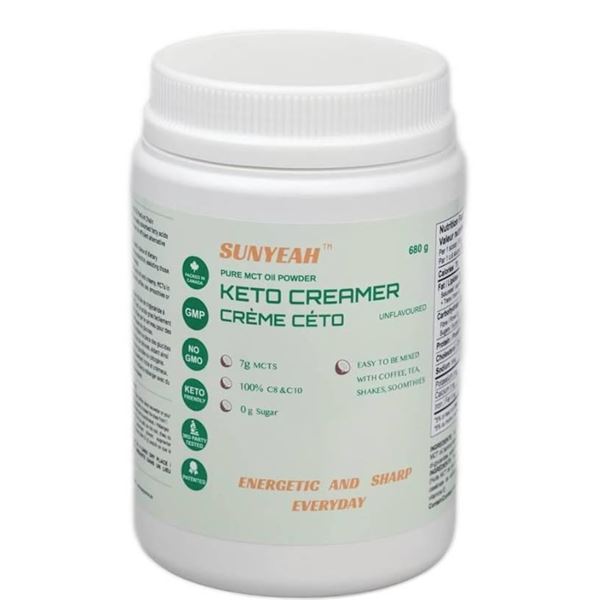 SUNYEAH MCT Oil Powder Value Pack – 68 Servings KETO Creamer, Pure C8 C10 oil from coconut,