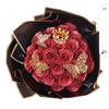Image 1 : DIY Glitter Roses Artificial Flowers Bouquet with Accessories