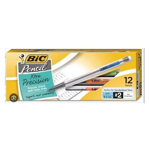 BIC Xtra Precision Mechanical Pencils, 0.5 mm, 12 Count