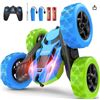 Image 1 : Cosone Stunt Car, Double-Sided, 4×4, Remote-Control, Blue