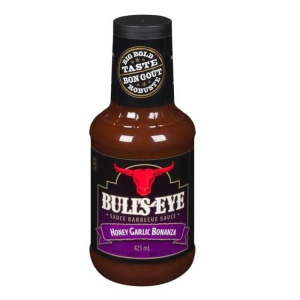 Bull’s-Eye Honey Garlic Bonanza Barbecue Sauce, 425 mL, Set of 5