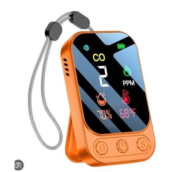 Toptes OT-139 Carbon Monoxide Detector with Visual & Audible Alerts