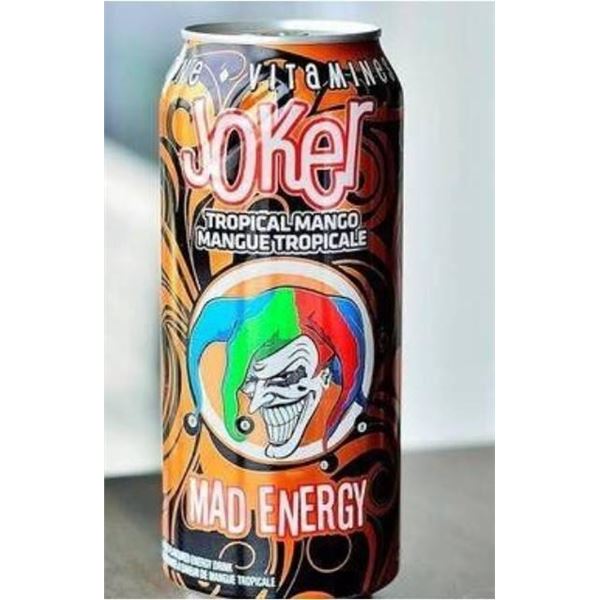 MJE Joker Tropical Mango Mad Energy 12-Pack 473ml (16 oz)