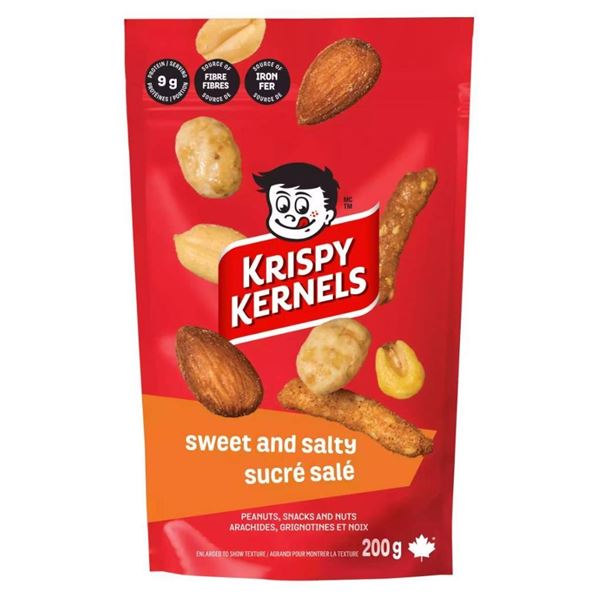 Krispy Kernels Sweet and Salty Mix – 8 Bags, 200g Each