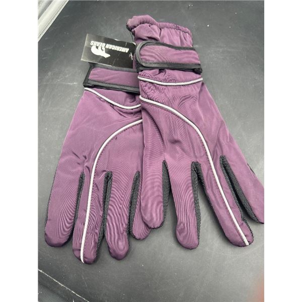 Gants De Ski #38884-GM12056, 100% Polyester, Purple