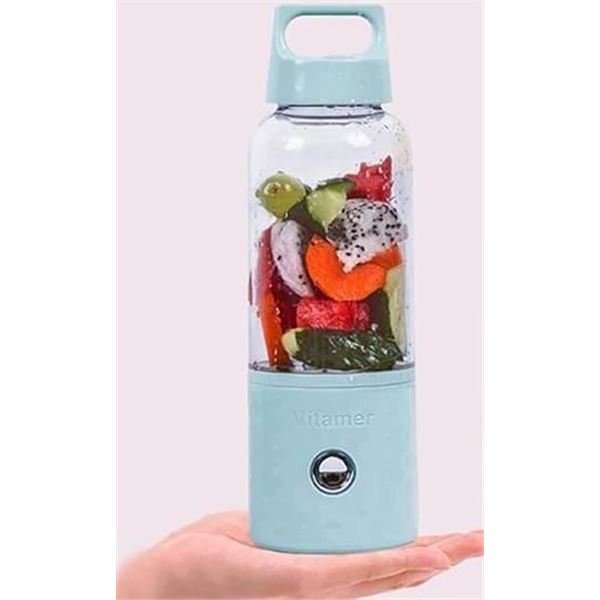 Vitamer Juicer Cup Portable Blender with 540mL Capacity in Blue