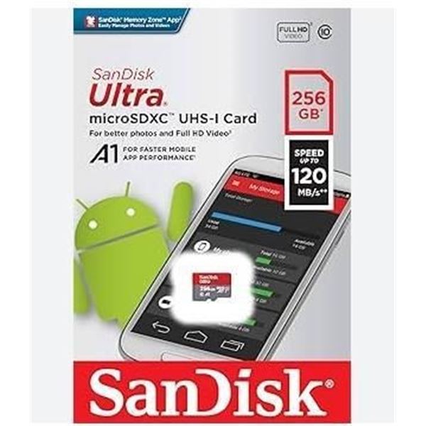 SanDisk Ultra MicroSDXC UHS-I Card 256 GB with A1 Performance