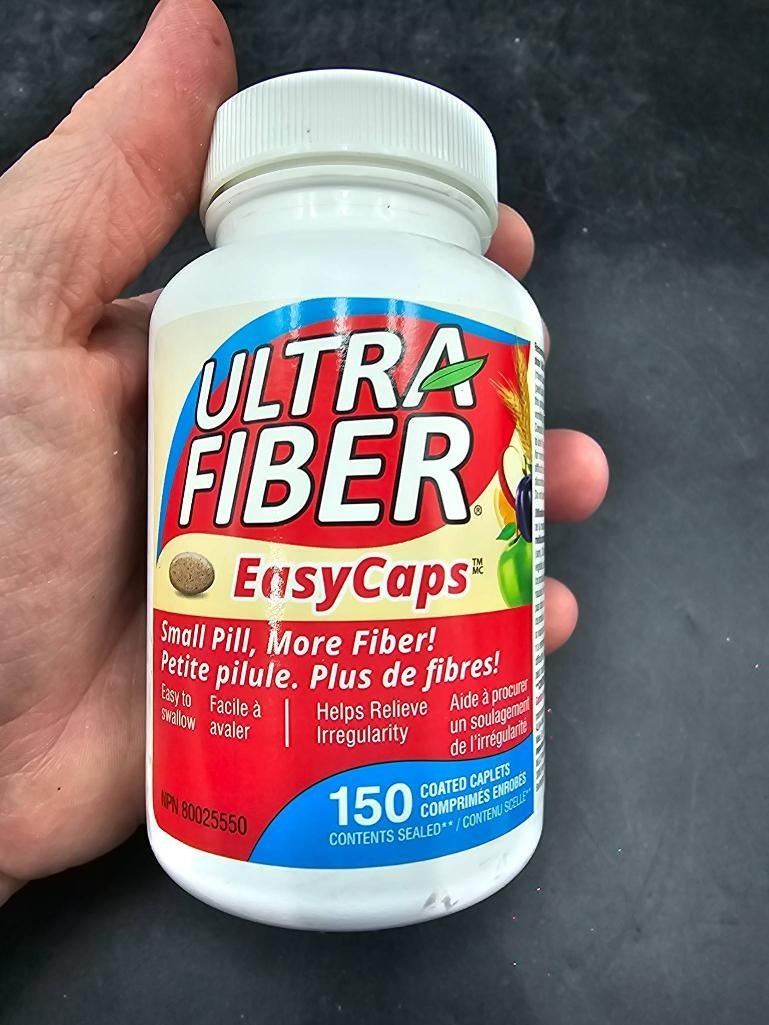 Ultra Fiber EasyCaps Dietary Supplement, 150 Coated Capsules