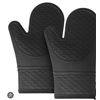 Image 1 : Kitchen Basics Oven Mitt Set, Gray Woven Design