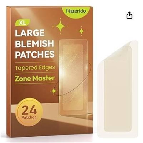 Naterido XL Large Blemish Patches with 24 Count