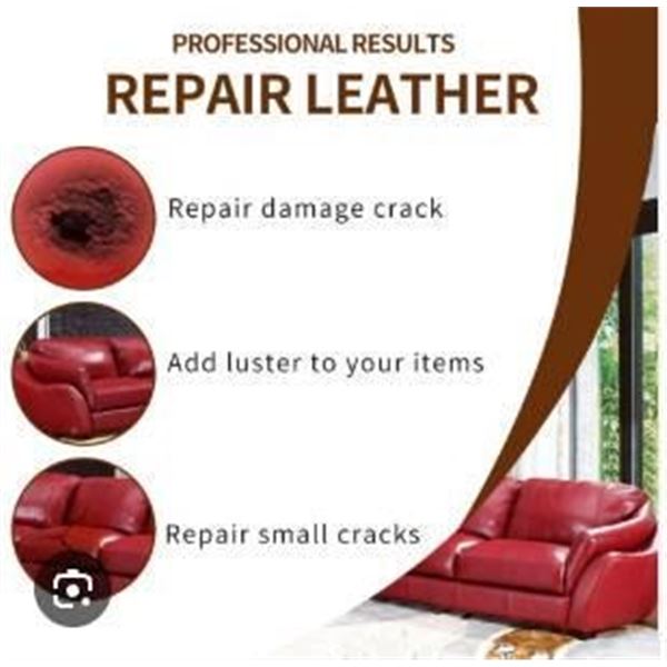 Leather Repair Material, Fuchsia Color, Model X0040HN1ST