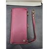 Image 2 : Defencecase for Galaxy S24 FE, Wine Red LLQB R20 with Wrist Strap