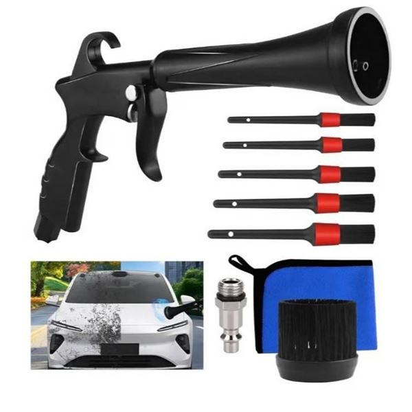 Tornador-Type Air Blower Detailing Cleaning Tool with Brush Set