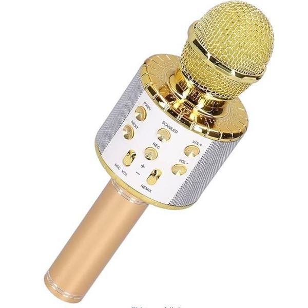 Wireless Handheld KTV Microphone, Model CT007, Gold