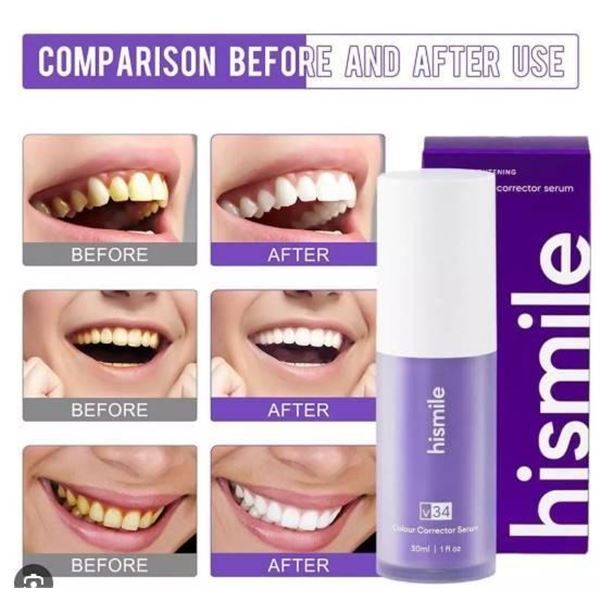 Hismile V34 Colour Corrector Serum, Teeth Brightening, 30ml
